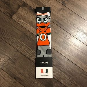 (SOLD☹️) University Of Miami Stance Socks